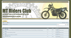 Desktop Screenshot of mtridersclub.co.uk